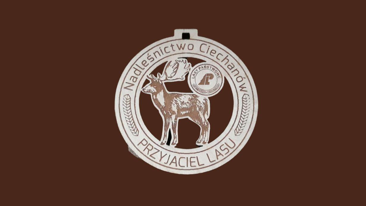 Projekt drewnianych medali 164