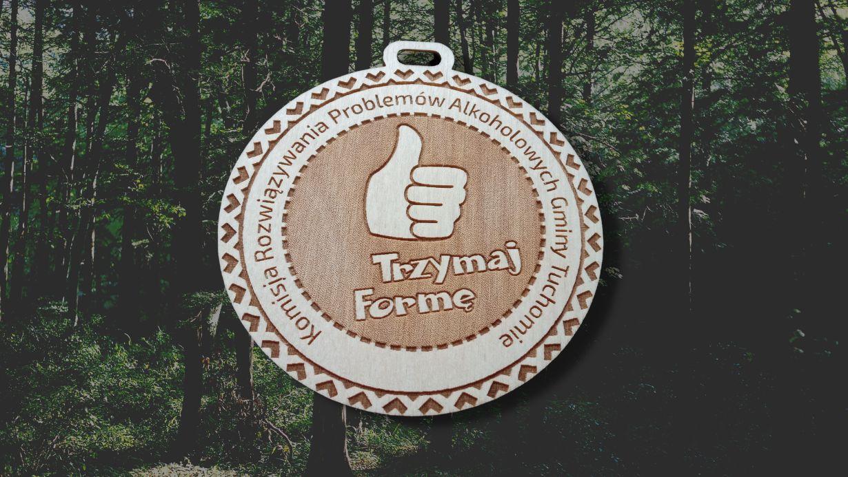 Projekt drewnianych medali 258