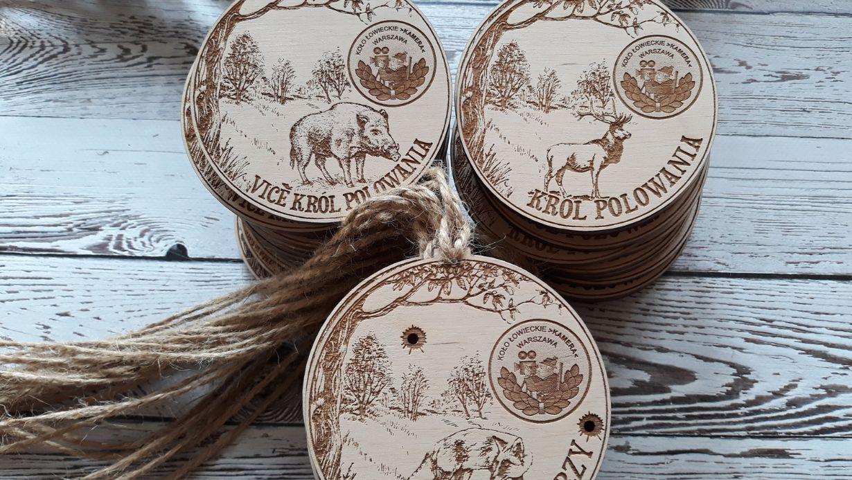 Projekt drewnianych medali 209