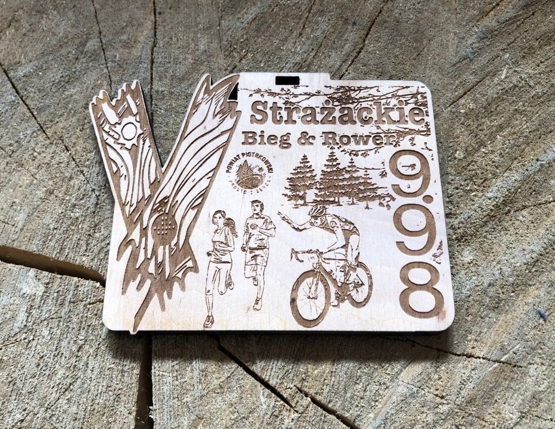 Projekt drewnianych medali 604