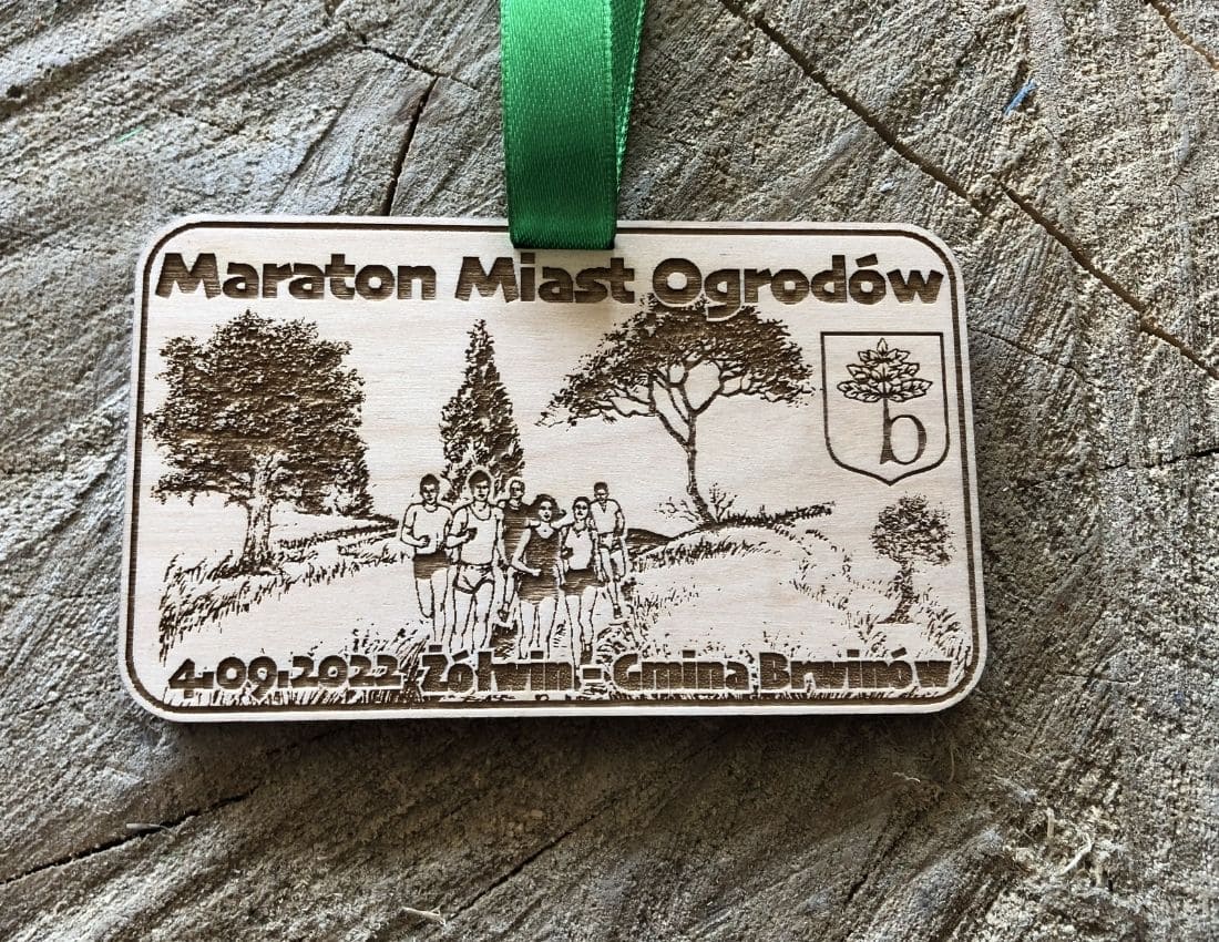 Projekt drewnianych medali 904