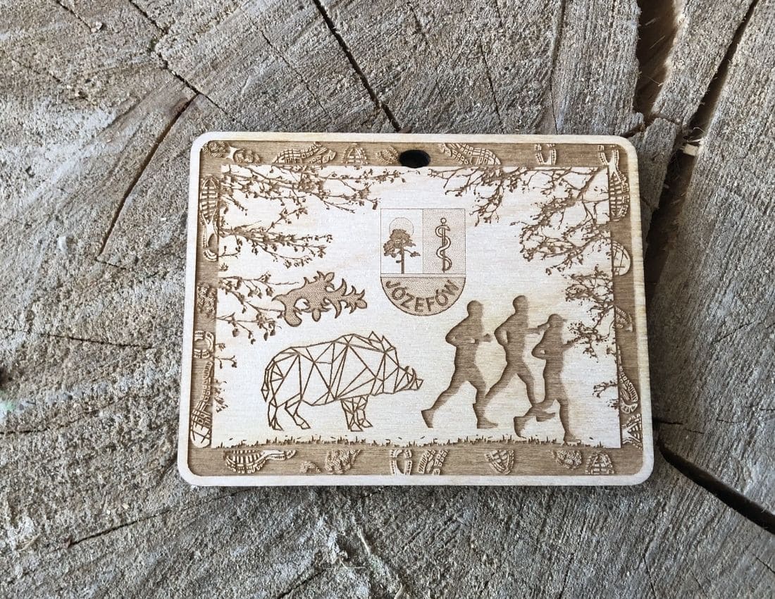 Projekt drewnianych medali 1039