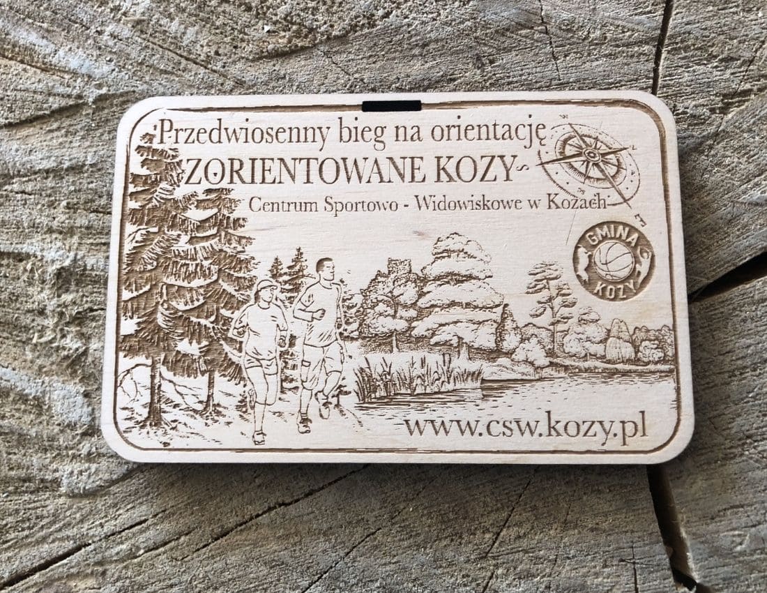 Projekt drewnianych medali 1151