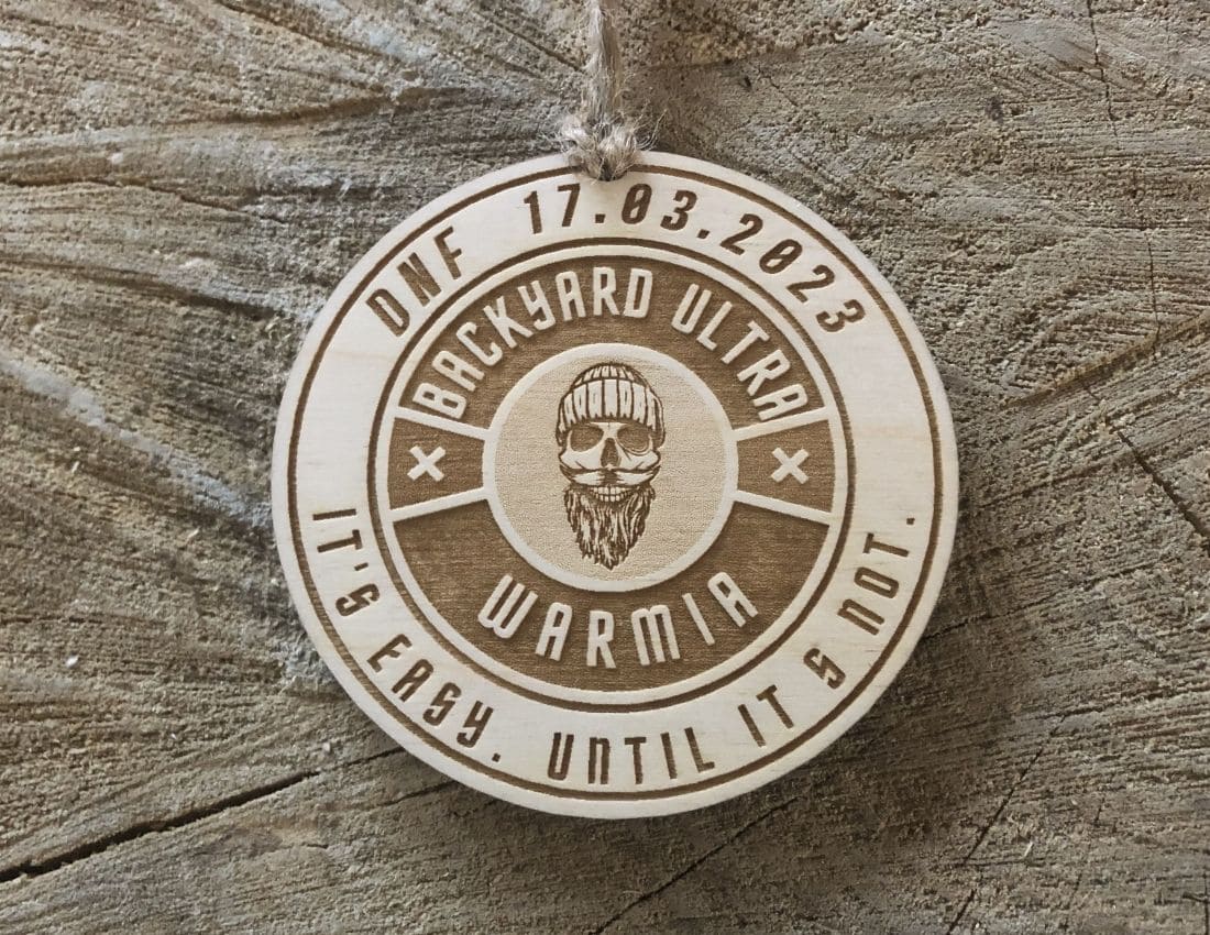 Projekt drewnianych medali 1155