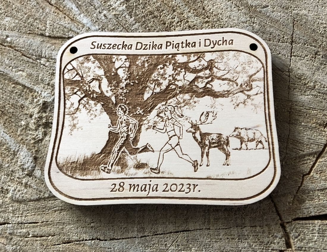 Projekt drewnianych medali 1259