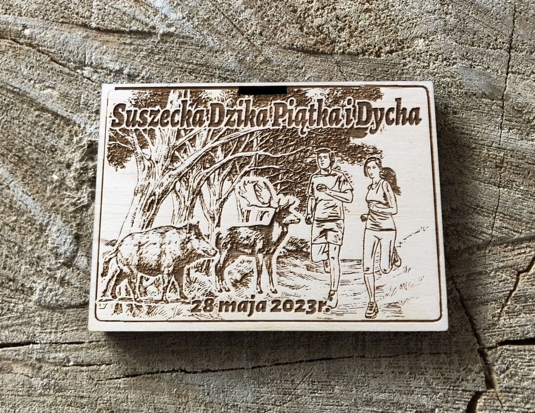 Projekt drewnianych medali 1264