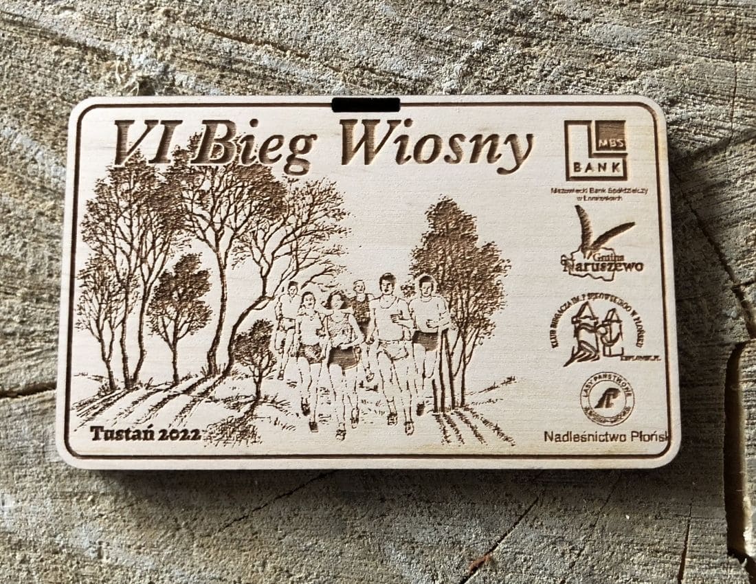 Projekt drewnianych medali 1270