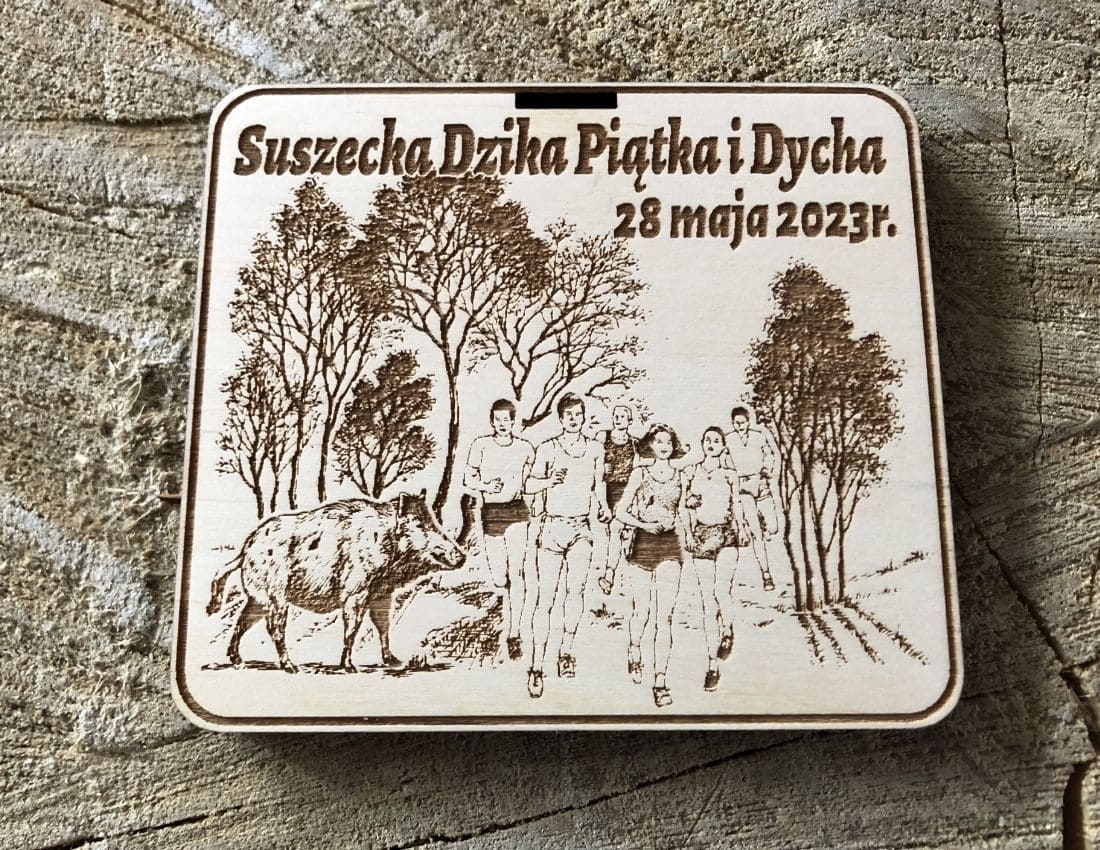 Projekt drewnianych medali 1271