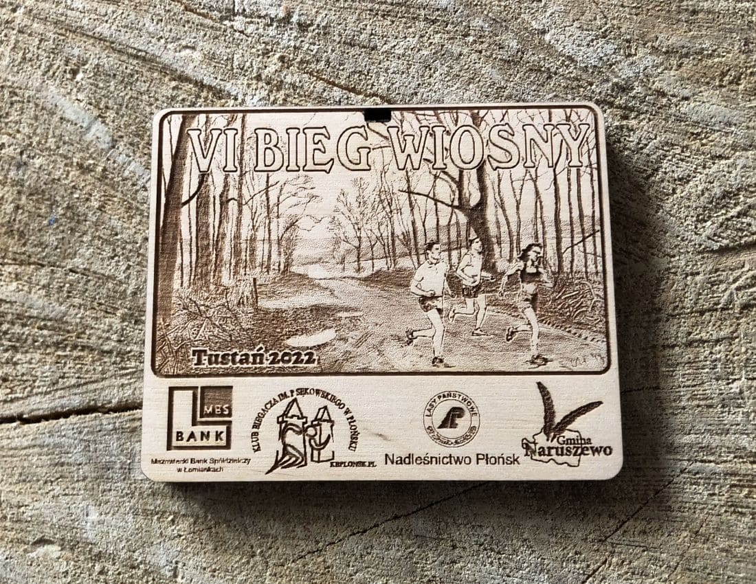 Projekt drewnianych medali 1269