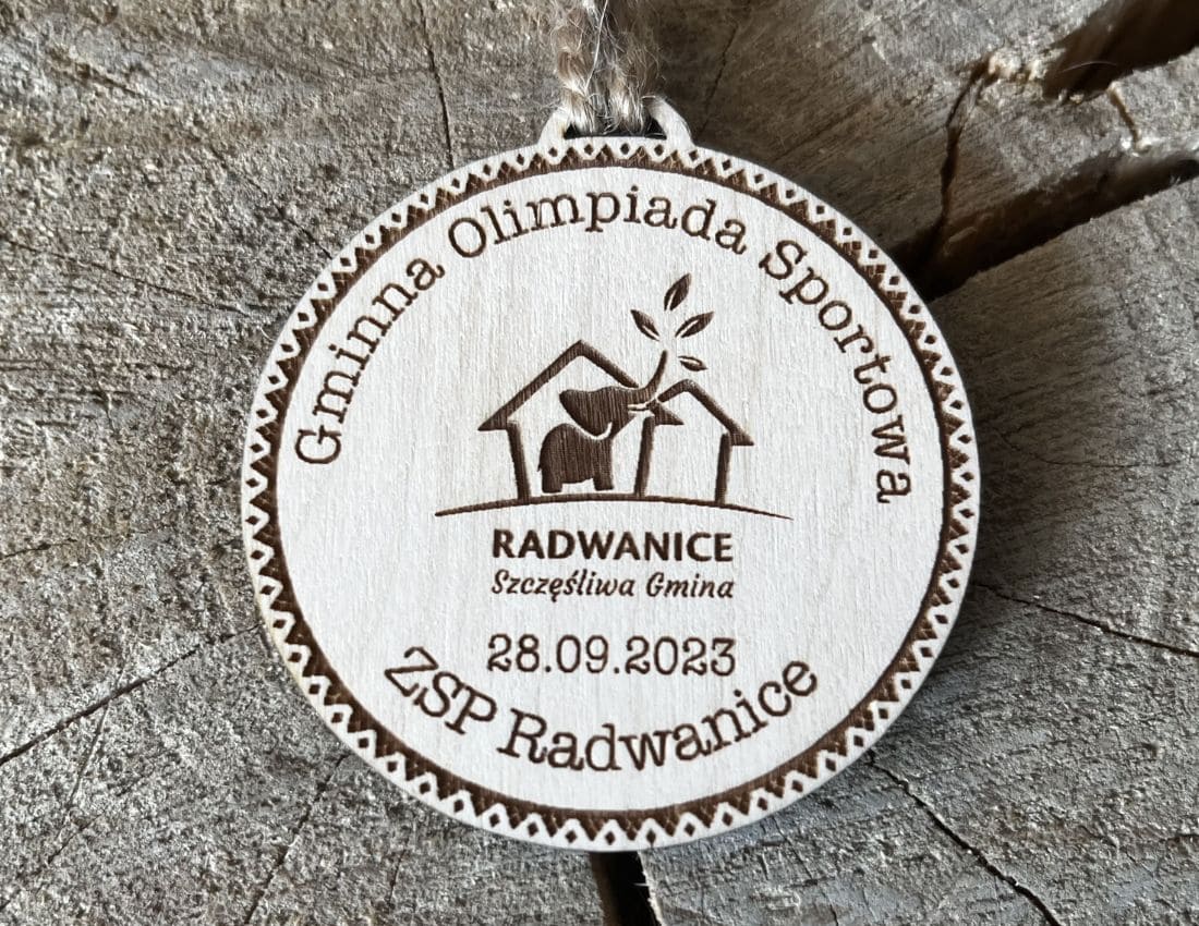 Projekt drewnianych medali 1464