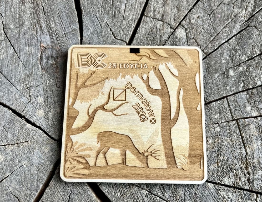 Projekt drewnianych medali 1393