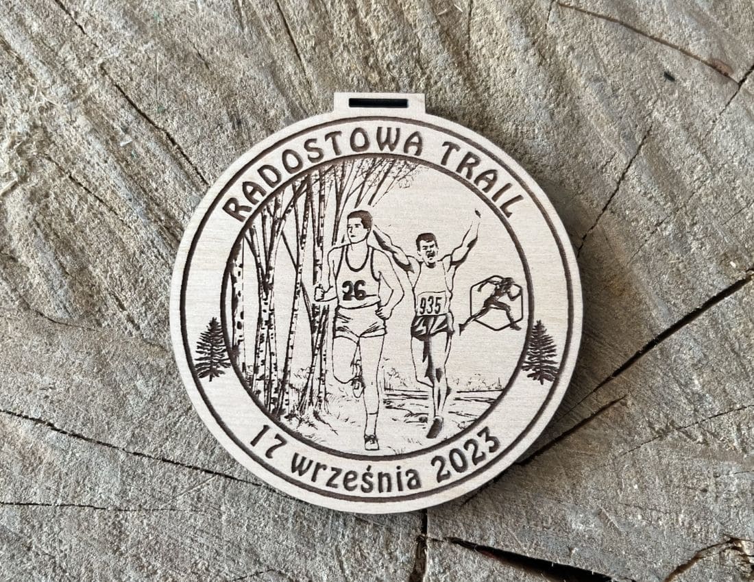 Projekt drewnianych medali 1394