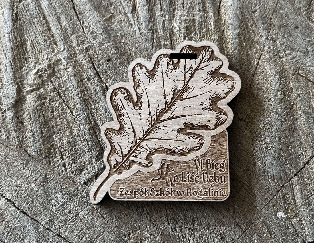 Projekt drewnianych medali 1415