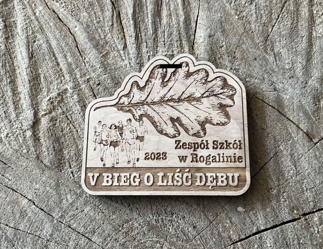 Projekt drewnianych medali 1437