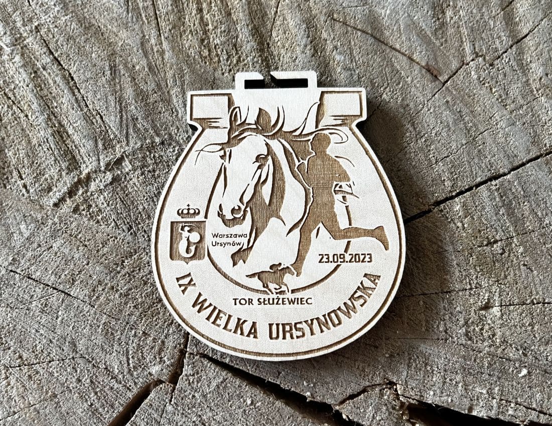 Projekt drewnianych medali 1406