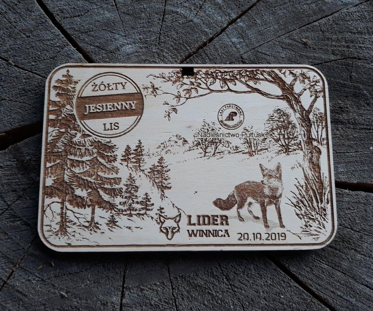 Projekt drewnianych medali 1883