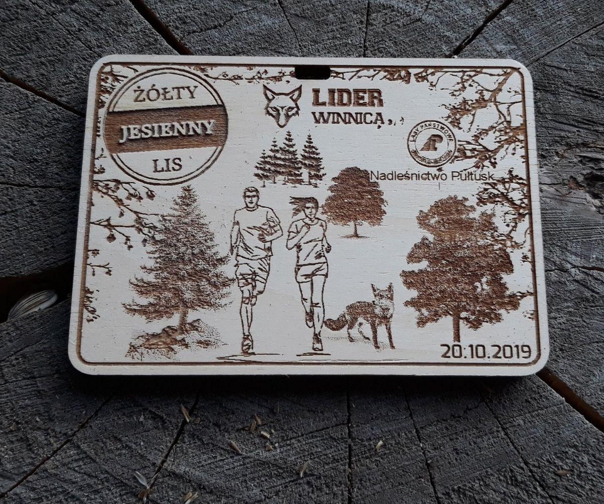 Projekt drewnianych medali 1886