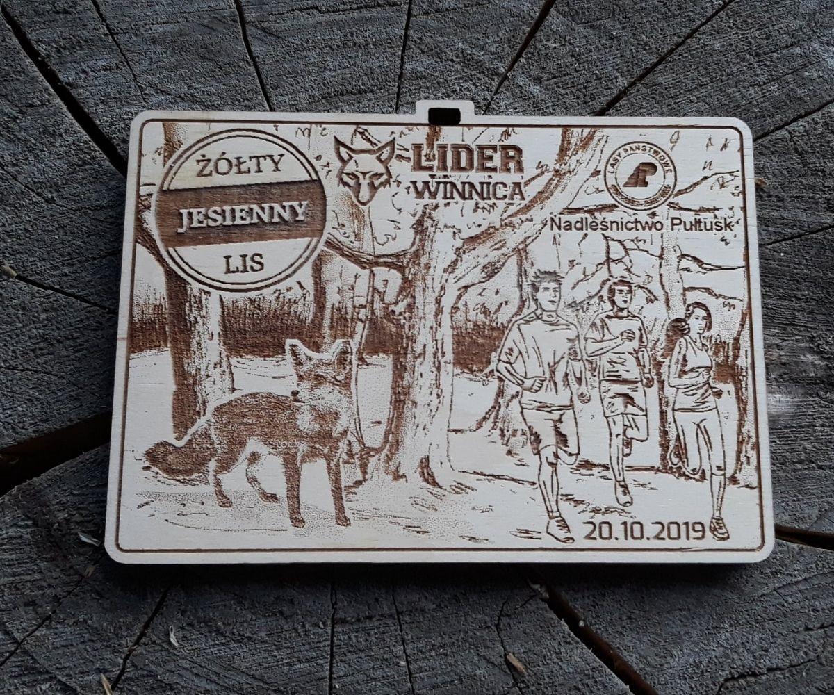 Projekt drewnianych medali 1885