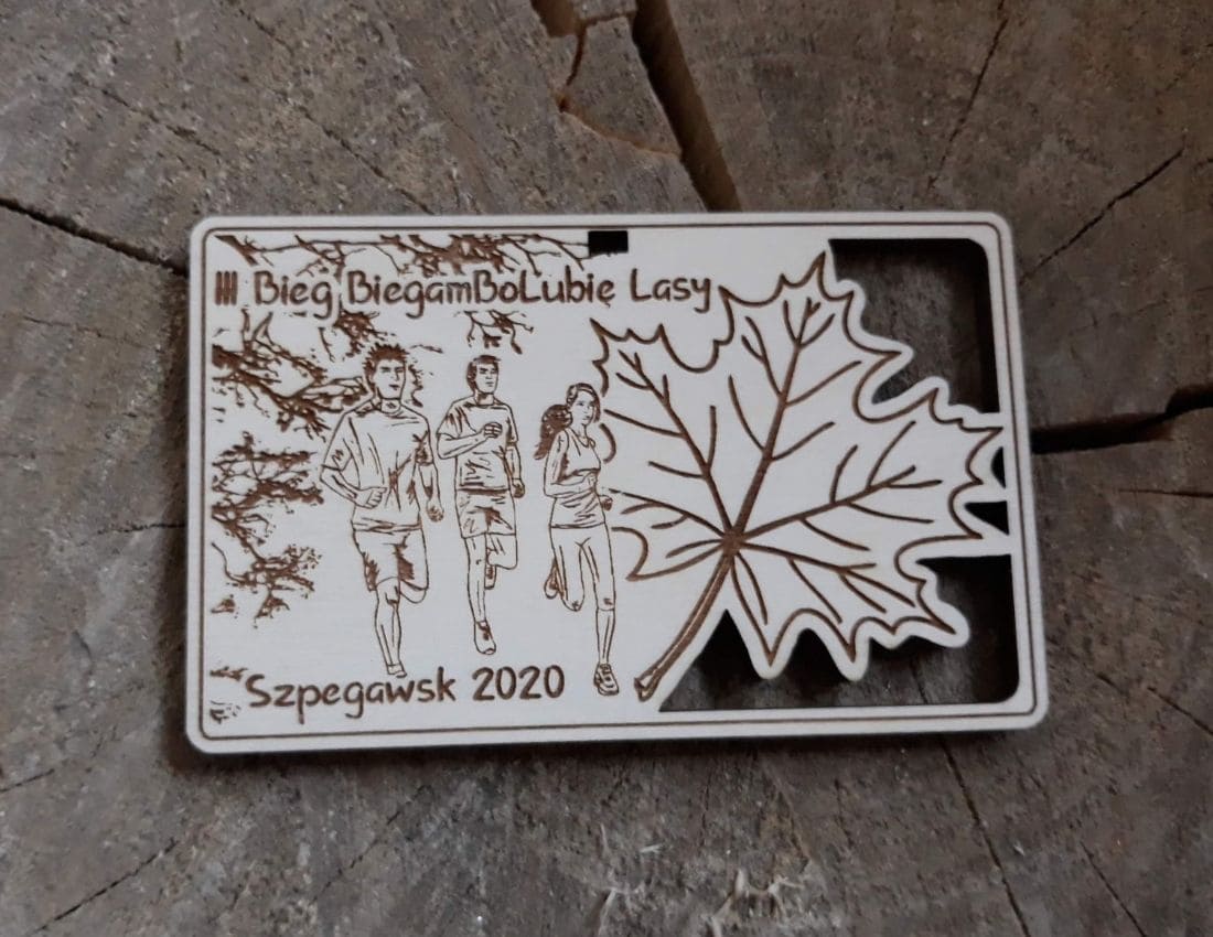 Projekt drewnianych medali 1666