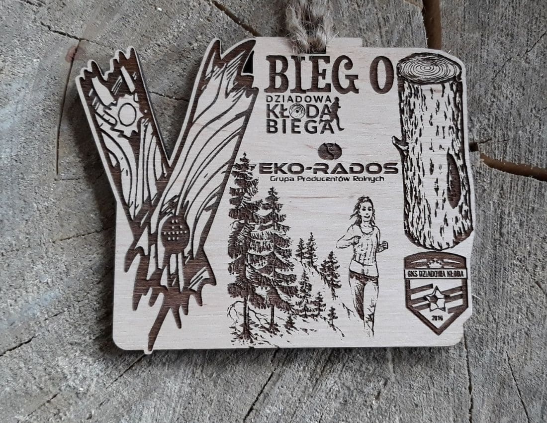 Projekt drewnianych medali 1668