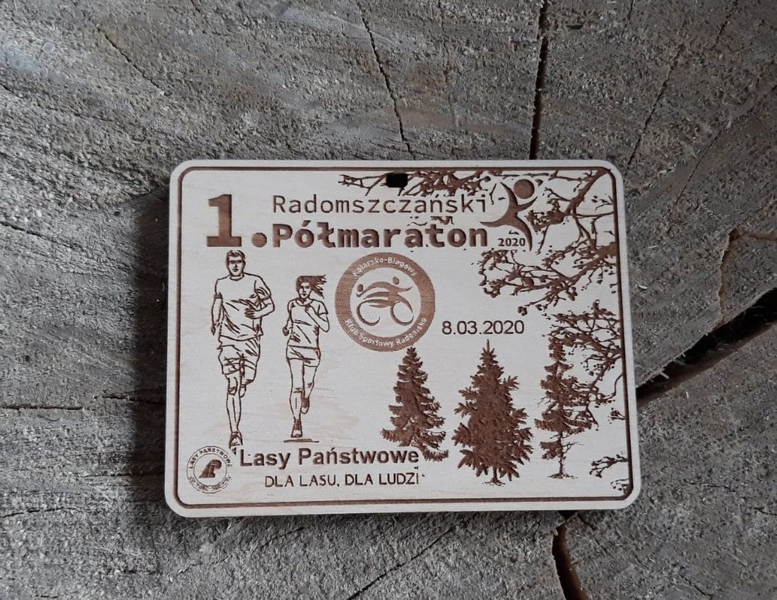 Projekt drewnianych medali 1674