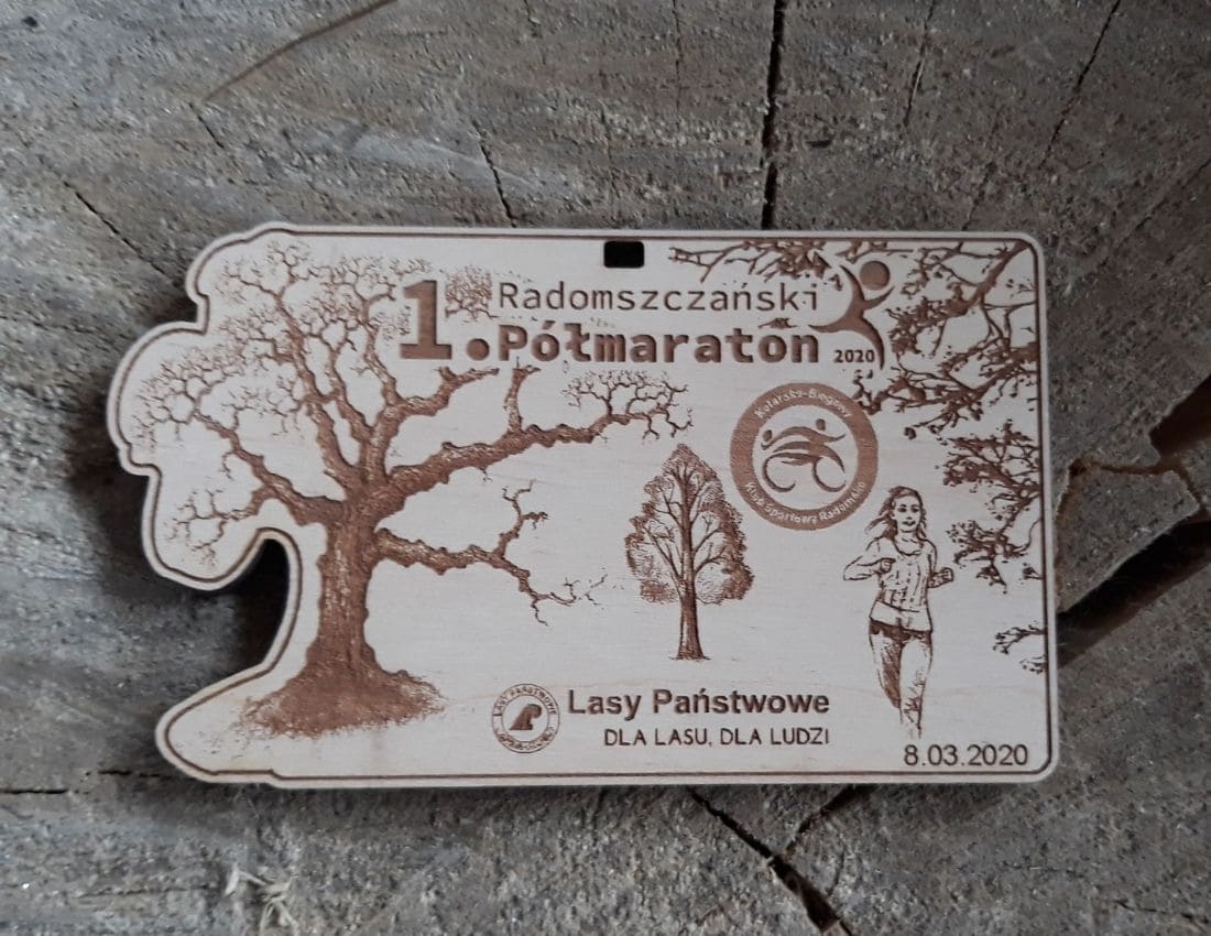 Projekt drewnianych medali 1675