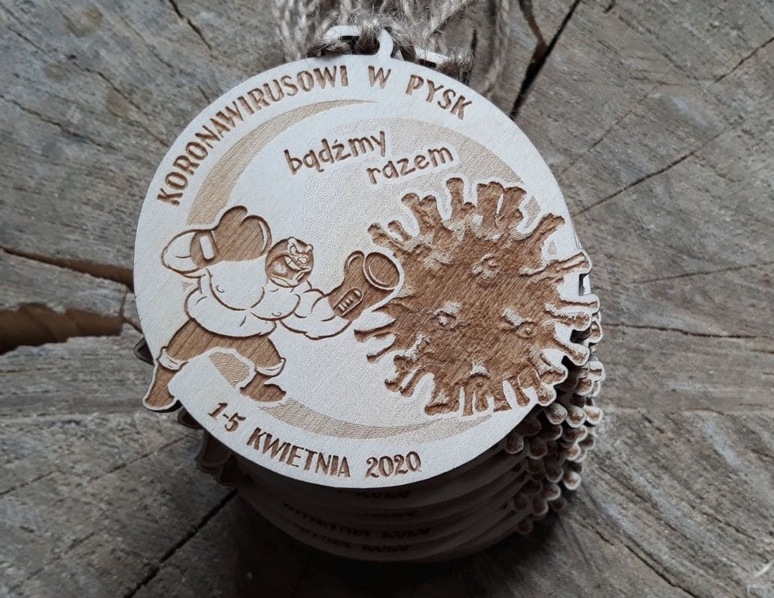 Projekt drewnianych medali 1653