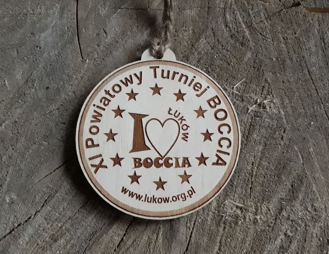 Projekt drewnianych medali 1685