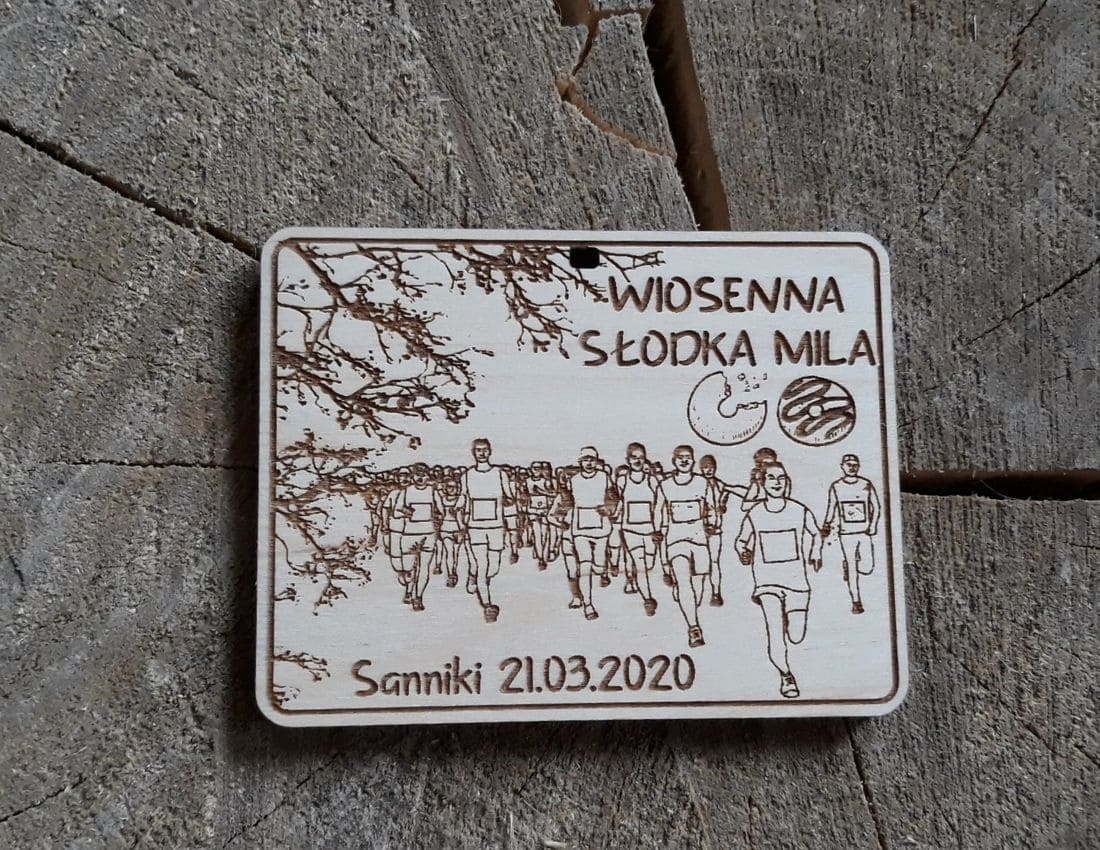 Projekt drewnianych medali 1654